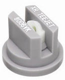 TeeJet XR8006VK XR Extended Range Flat Spray Tip, Poly/Ceramic, 80°, Gray, Orifice 6
