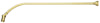 TeeJet 467330 Curved Spray Wand Extension, Brass, 30", 11/16" Cap Thread, 125 PSI