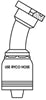 CODE 62 FLANGE 30 DEGREE BEND WITH 1-1/4 INCH THREAD FOR 1 INCH HOSE