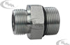 1/4 MALE OFS X 3/8 MALE O-RING BOSS - STRAIGHT THREAD CONNECTOR - STEEL
