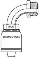 SAE MALE INVRTD FLARE 90 BEND WITH 7/16 INCH THREAD FOR 1/4 INCH HOSE