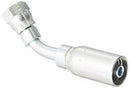 FEMALE SWIVEL 45 DEGREE BEND 3/8" HOSE X 5/8" DIN LIGHT UNI SEAT