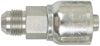 1-5/8 INCH THREAD JIC MALE FITTING FOR 2 INCH HOSE WITH 1-5/8 INCH THREAD FOR 1 INCH HOSE
