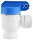 SHUT-OFF VALVE, 3/8 X 1/4 FEMALE NPTF