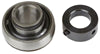 INSERT BEARING WITH LOCK COLLAR - 1/2" BORE  -WIDE INNER RING - GREASABLE