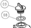 PRIME & DRAIN PLUG WITH SEAL-WP25