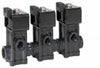 TeeJet 144A3 2-Way 12V DirectoValve Boom Control Valve, Poly, (3) 3/4" NPT Inlet x (3) 1/2" NPT Discharge, 100 PSI