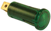 GREEN WARNING LIGHT 16A 12V 1/2" DIA