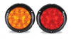 4'' RND. CLEAR LENS-10-RED LED SEALED