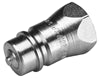 1/2" NPT ISO STANDARD MALE TIP WITH POPPET VALVE - VISI-PACK CLAMSHELL
