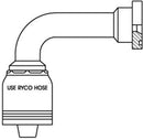 CODE 61 FLANGE 90 DEGREE LNG BEND WITH 1-1/4 INCH THREAD FOR 1 INCH HOSE