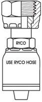 ORFS FEMALE WITH 11/16 INCH THREAD FOR 1/2 INCH HOSE