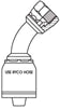JIC FEMALE 45 DEGREE BEND WITH 1-1/16 INCH THREAD FOR 5/8 INCH HOSE
