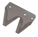 RIGHT HAND END SECTION FOR CASE IH / AGCO MOWERS - 3 HOLE - TOP SERRATED PLATED    REPLACES 700705463 / 748137