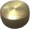 BRASS GARDEN HOSE CAP (KNURLED)