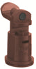 TeeJet AI307005VP AI3070 Air Induction Dual Pattern Flat Spray Tip, Poly, Brown, Orifice 5