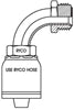 SAE MALE INVRTD FLARE 90 BEND WITH 7/16 INCH THREAD FOR 1/4 INCH HOSE