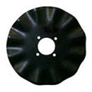 17 INCH X 4.5 MM 8 WAVE COULTER WITH 4 HOLES ON 5-1/4 INCH CIRCLE