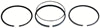 TISCO Piston Ring Set - One Cylinder Set for International, 3139594R91