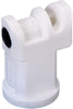 TeeJet TTI11008VP Turbo Induction Flat Spray Tip, Poly, 110°, White, Orifice 8