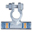 2/0 AWG TOP POST - FLAG CRIMP/SOLDER POSITIVE BATTERY TERMINAL