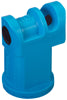 TeeJet TTI11010VP Turbo Induction Flat Spray Tip, Poly, 110°, Light Blue, Orifice 10