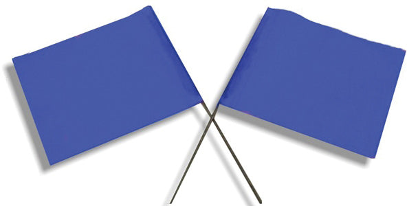 4 X 5 INCH BLUE SURVEY FLAG