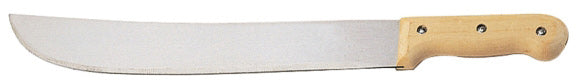 MACHETTE WITH WOOD HANDLE - 18"