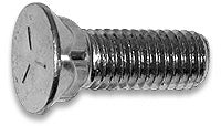 PLOW BOLT 1/2 INCH X 2-1/2 INCH ZINC