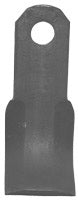 FLAIL MOWER SIDE KNIFE FOR BALZER / VRISIMO- REPLACES BALZER 61105 / FALC 430151 / VRISIMO CD2500   1" HOLE    3" WIDE