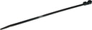 7.5'' BLACK SCREW-MOUNT WIRE TIE - 11 PCS