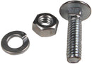6 BOLT WASHER & NUT SET (1/4"Z/P)