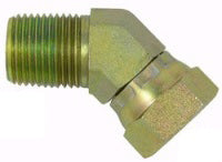 1/4 MALE PIPE X 1/4 FEMALE PIPE SWIVEL 45 DEG; - NPSM ELBOW - STEEL