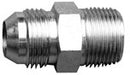1/4 MALE JIC X 1/8 MALE PIPE - MALE CONNECTOR - STEEL