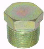 3/8 MALE PIPE - HEX HEAD PLUG - PREMIUM QUALITY - MADE IN THE U.S.A. - STEEL