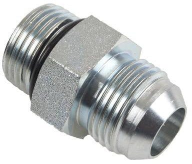 1/2 MALE JIC X 5/8 MALE O-RING BOSS - STRAIGHT THREAD CONNECTOR - STEEL