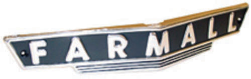 FARMALL FRONT EMBLEM - CHROME LETTERING