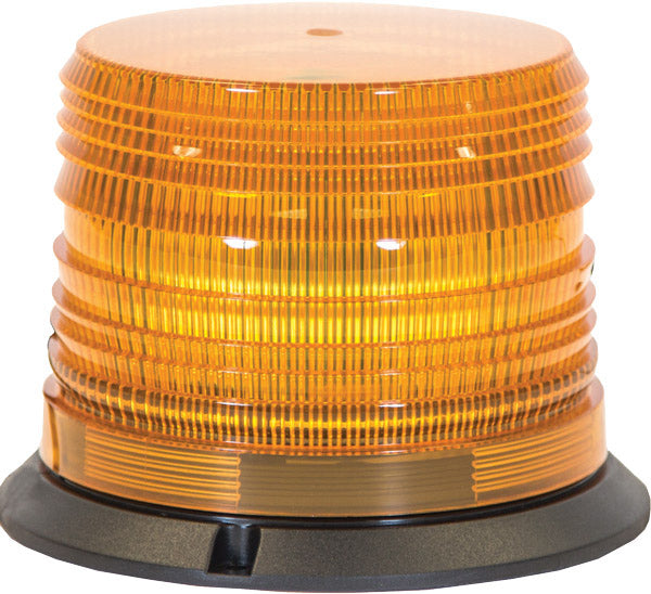 6 LED EIGHT FLASH STROBE WITH 12V PLUG - AMBER