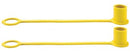 1/2" DUST CAP - YELLOW RUBBER - 2 PACK
