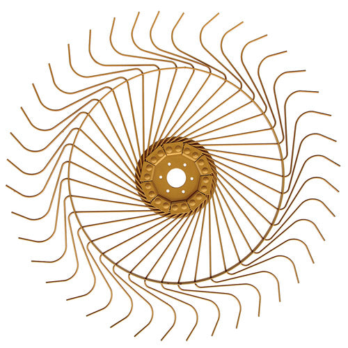 55 INCH RAKE WHEEL, RIGHT HAND, 7MM TINE