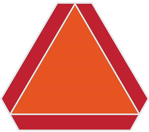 SMV DECAL FILM WITH ADHESIVE BACKING - PACKAGE 24    MEETS NEWEST ASAE SPEC