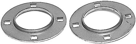 90MM 4 HOLE ROUND FLANGE PAIR