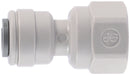 Gray Acetal Female Connector 3/8 x 1/4 N