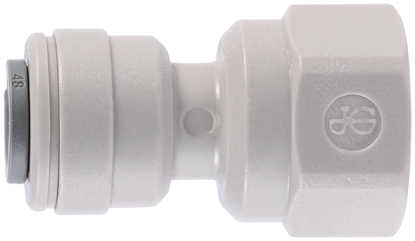 Gray Acetal Female Connector 3/8 x 1/4 N