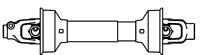 CLASSIC SERIES METRIC DRIVELINE - BYPY SERIES 6 - 24" COMPRESSED LENGTH - FOR CATFISH POND AERIFICATION   TRACTOR YOKE 1-3/8 x 6 SPLINE