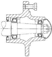 8 BOLT 8000 LB. CAP ASSEMBLY LESS SPINDLE