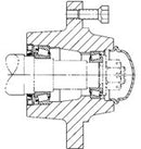 6 BOLT 4570 LB. CAP. HUB WITH CUPS W783