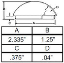 GREASE CAP FOR IH & JOHN DEERE DISC