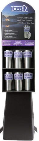 DISPLAY COMPLETE WITH 12 ICE18SS TUMBLERS