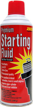 10.5 OUNCE PREMIUM STARTING FLUID - 50% ETHER